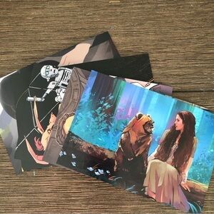 Disney Star Wars: Women of Star Wars postcards bundle #10 (Set of 5)